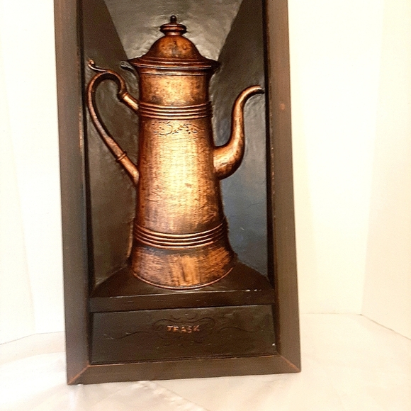 Classic Coppercraft Coffee Pot 3D Wall Decor. - Picture 1 of 5